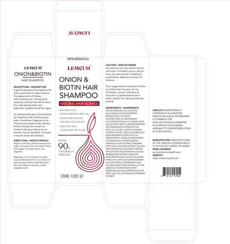 Gentle Shampoo & Conditioner Set for Thinning Hair and Itchy Scalp – Natural Biotin, Onion & Rosemary Formula, Sulfate Free, Paraben Free, Nourishing, Safe for Sensitive Scalp, 25 Fl Oz