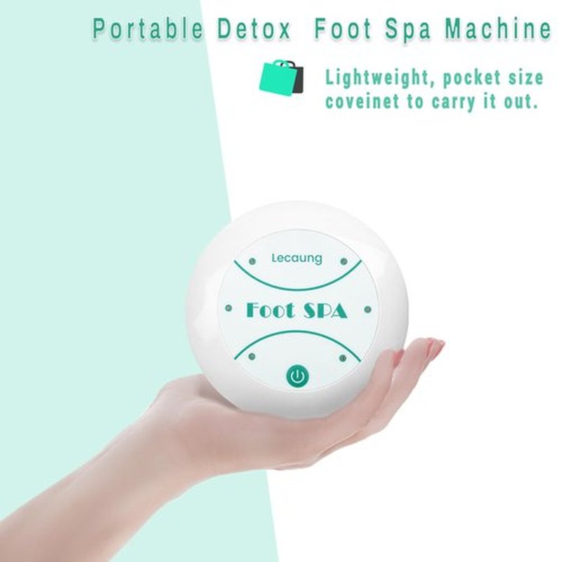 Lecaung Ionic Foot Bath Detox Machine, Portable Foot Spa Bath, Ion Cleanse Spa Detox Machine for Home Beauty Use