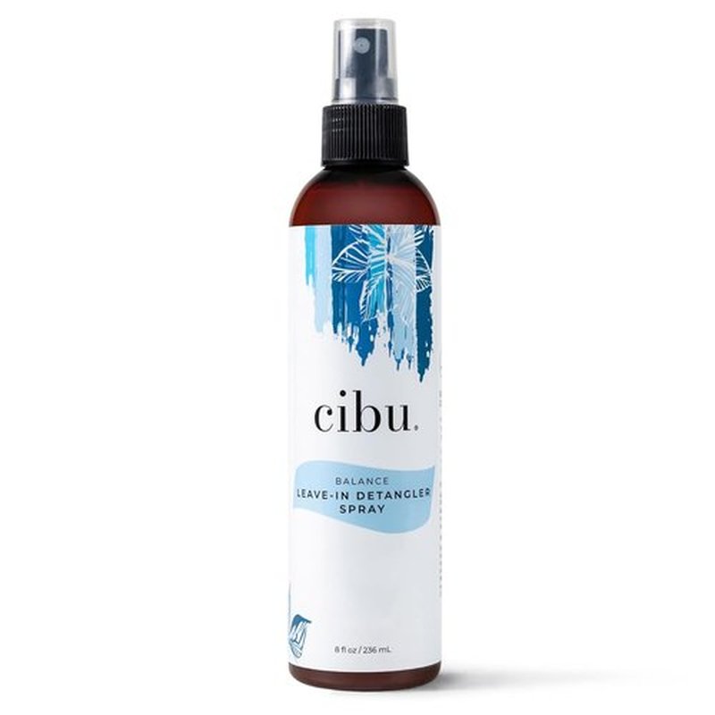 CIBU Balance Leave-In Detangler Spray | Moisturizing Conditioner for All Hair Types - 8 Ounces