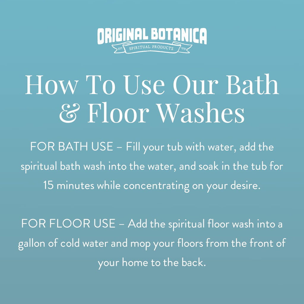 Original Botanica Work Breaker Bath and Floor Wash Spiritual Cleansing Negative Energy Protection Herb Purification, to Remove Evil Spell Witchcraft Removal 8oz