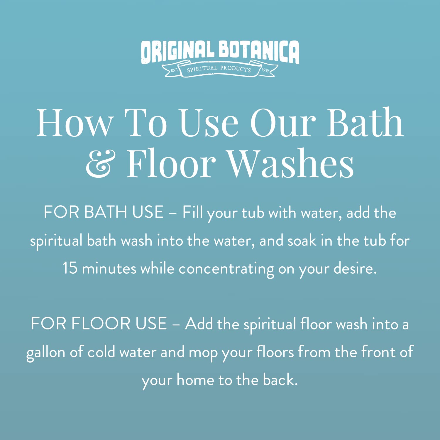 Original Botanica Work Breaker Bath and Floor Wash Spiritual Cleansing Negative Energy Protection Herb Purification, to Remove Evil Spell Witchcraft Removal 8oz