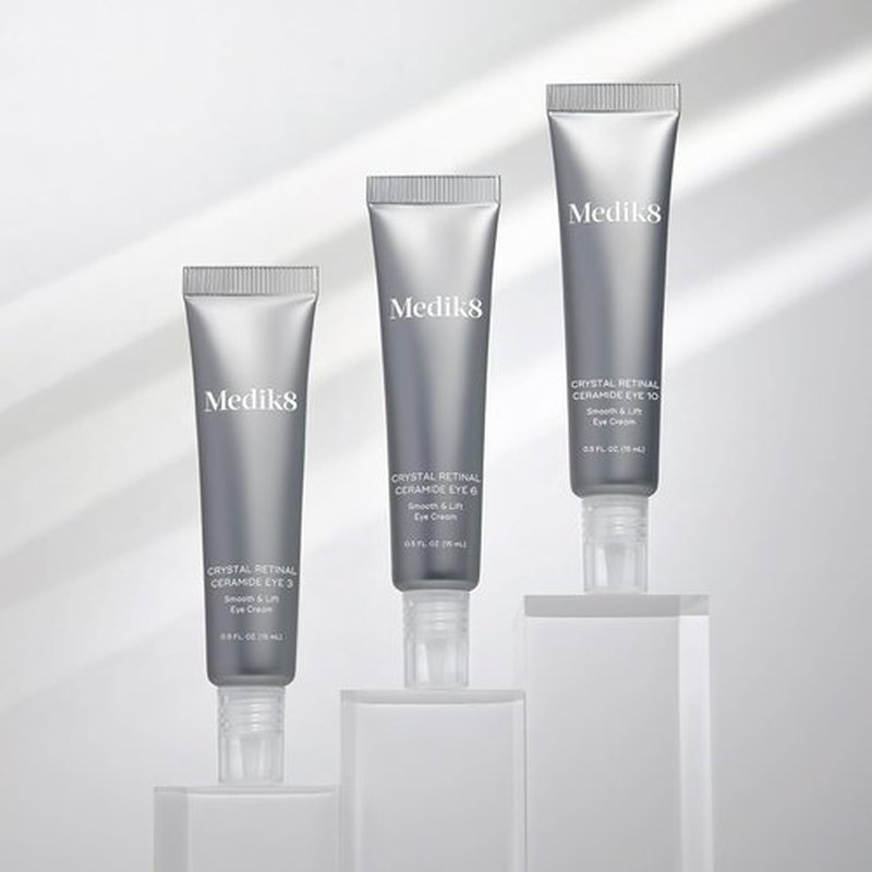 Medik8 Crystal Retinal Ceramide Eye 3 - Lifting Eye Cream with Vitamin A for Wrinkles - 0.5 oz