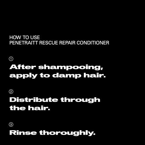 Sebastian Professional Penetraitt Rescue Repair Conditioner - Strengthens & Deeply Moisturizes Damaged Hair | 6.7 Fl Oz