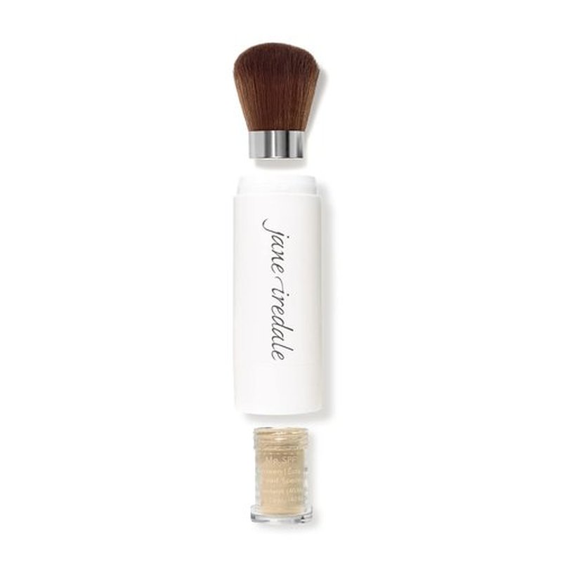 Jane Iredale Powder-Me SPF 30 Dry Sunscreen - Broad Spectrum Brush-On Protection for Face, Body & Scalp | Refillable, Vegan, Cruelty-Free