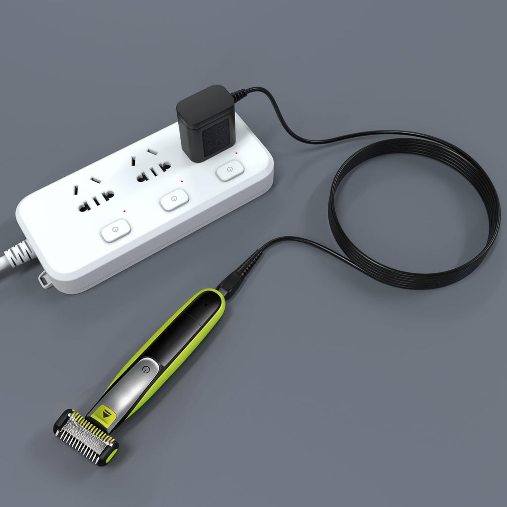 8V Charger Cord Compatible With Philips Norelco HQ850 One Blade QP2630 QP2530 Shaver Electric Razor Trimmer Power Cord