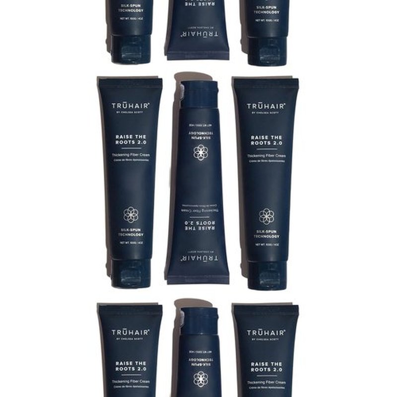 Truhair Raise The Roots 2.0 - Instant Hair Thickening Fiber Cream for Frizz-Free Blowouts | Volumizing Hair Styling Cream for All Hair Types