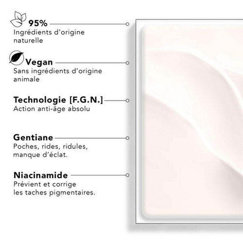 Lierac The Silky Face Cream - Age Defying, Wrinkle-Minimizing Face Moisturizer Cream for Woman, Fine Lines, Hydrating, Tightens & Smooths Skin with Niacinamide & Hyaluronic Acid, Sensitive Skin - 50ml