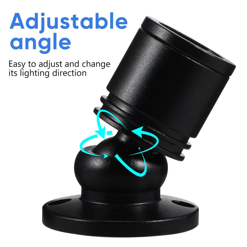 Uonlytech Small LED Spotlight Jewelry Showcase Small LED Spot Light USB- Powered Spotlight for Jewelry, White Light