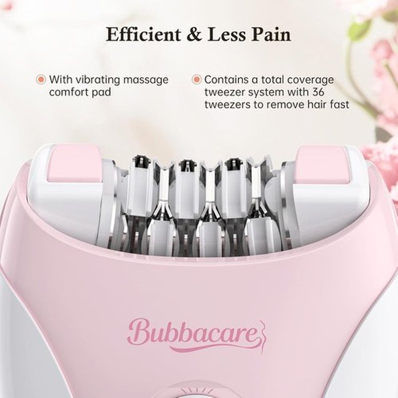 Skiennix Smooth Glide Epilator - Portable Facial Hair Removal for Women | Ideal for Face, Bikini & Arms