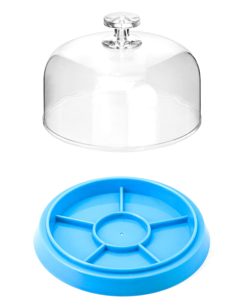 QWORK Watch Movement Dust Cover, 2 Pack Moistureproof Anti-dust Tray Watch Parts Storage Box Maintain The Accuracy of The Instrument Organize Small Parts, Crafts, Jewelry and Watch Fittings