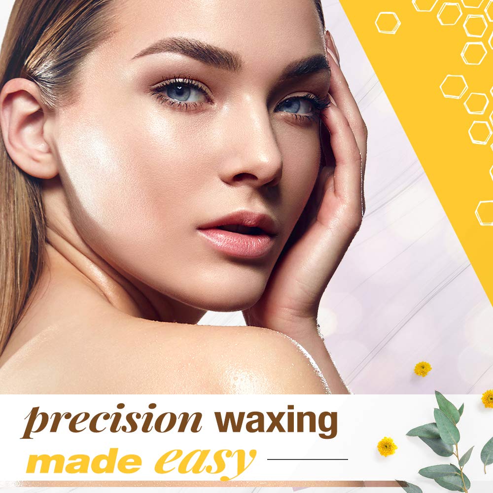 Gigi Wax Sticks for Hair Removal – Fine & Petite, Wax Applicator Sticks, Wooden Waxing Stick for Eyebrow & Facial Waxing, 100 Count Each