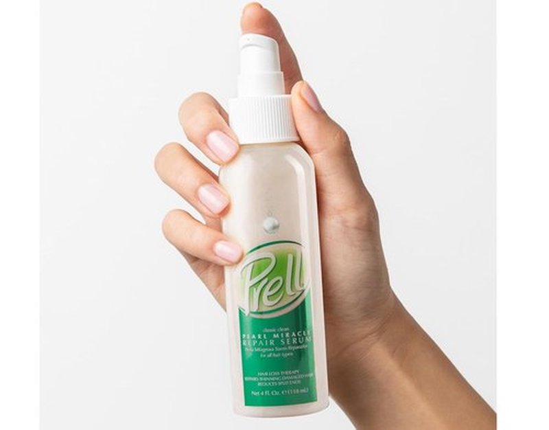 Prell Pearl Miracle Repair Serum - Intensive Hair Repair for Split Ends & Strengthens Thinning Hair | 4 fl oz