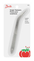 Dritz 918 Serger Tweezers, Silver, 5 inches