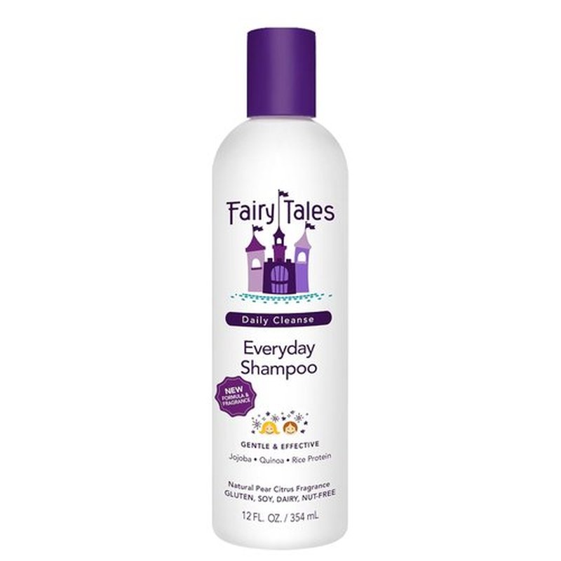 Fairy Tales Daily Cleanse Kids Shampoo - Gentle, Tangle-Free, Moisturizing Formula | Paraben-Free, 12 oz.