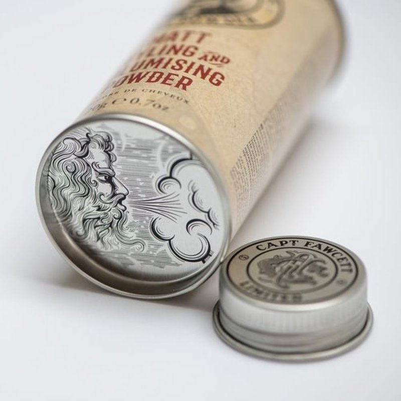 CAPTAIN FAWCETT Expedition Reserve Matt Styling & Volumising Hair Powder 0.4oz | Instant Volume & Texture | Lightweight & Residue-Free