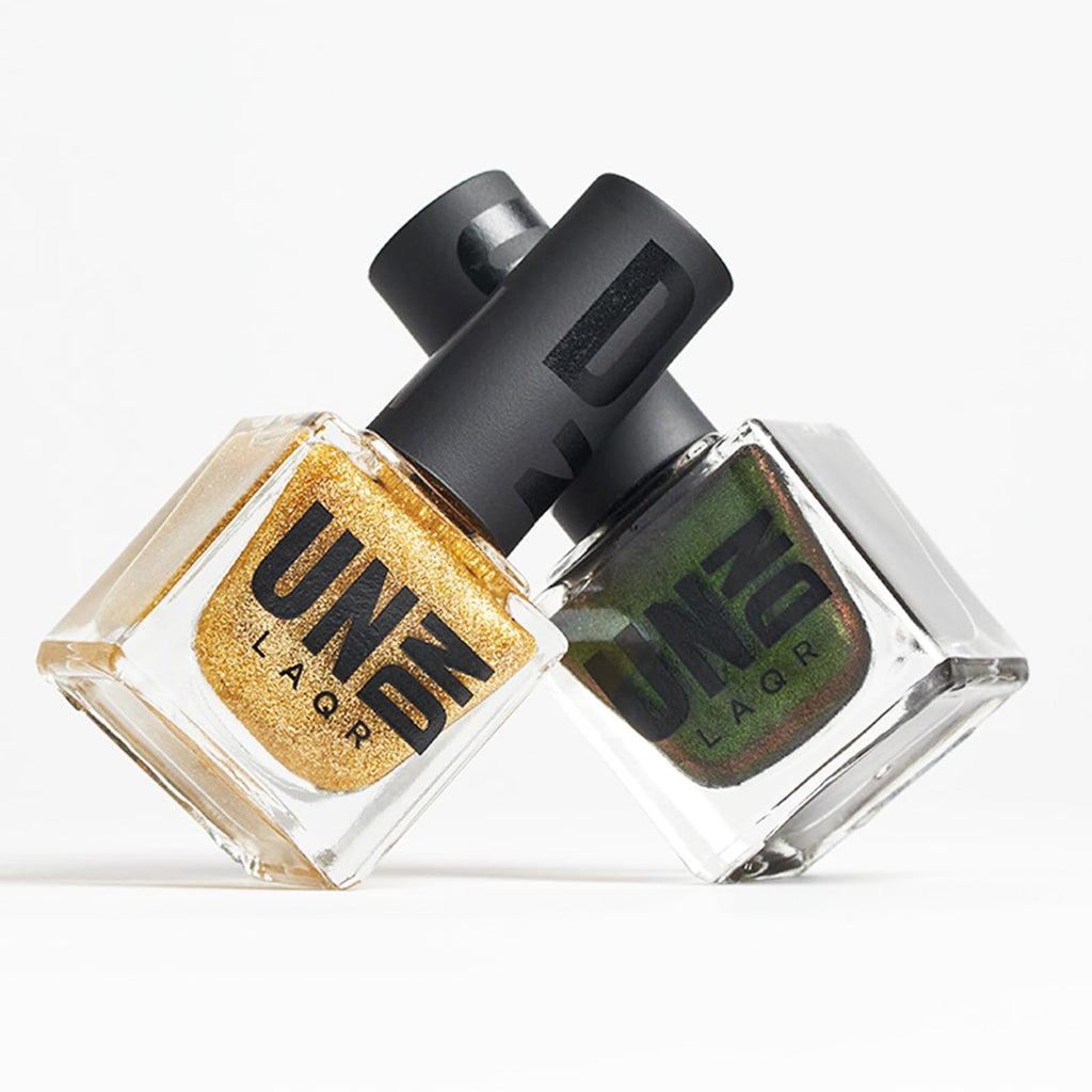 UNDN Vegan Nail Polish - Deep Seeded - Shimmer Green Nail Polish for Women and Men - Long Lasting, Durable Finish - Cruelty Free - 0.5 oz