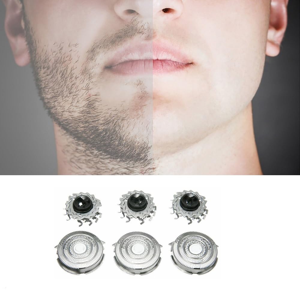 HQ9 Shaver Replacement Head Blades for Philips Norelco HQ9 HQ9190 8240XL PT/AT900 HQ8240/8260 PT920 8140XL AT922 8160XL 8170XL 3 Pack