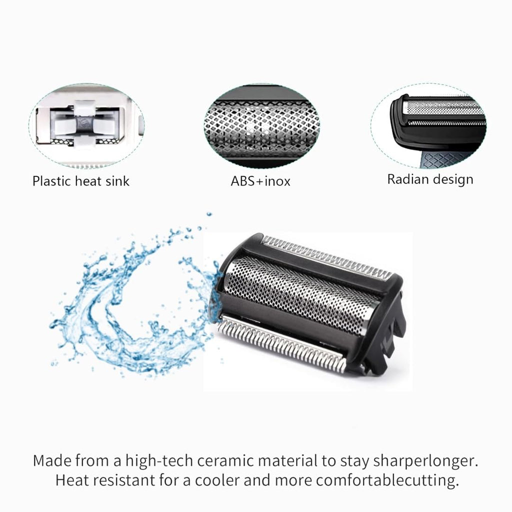 BG5025 Replacement Heads For Philips Norelco Bodygroom Series 7000,BG2000/40 Heads Compatible With PhilipsBodygroom Series 5000 Series 3000 2-Pack