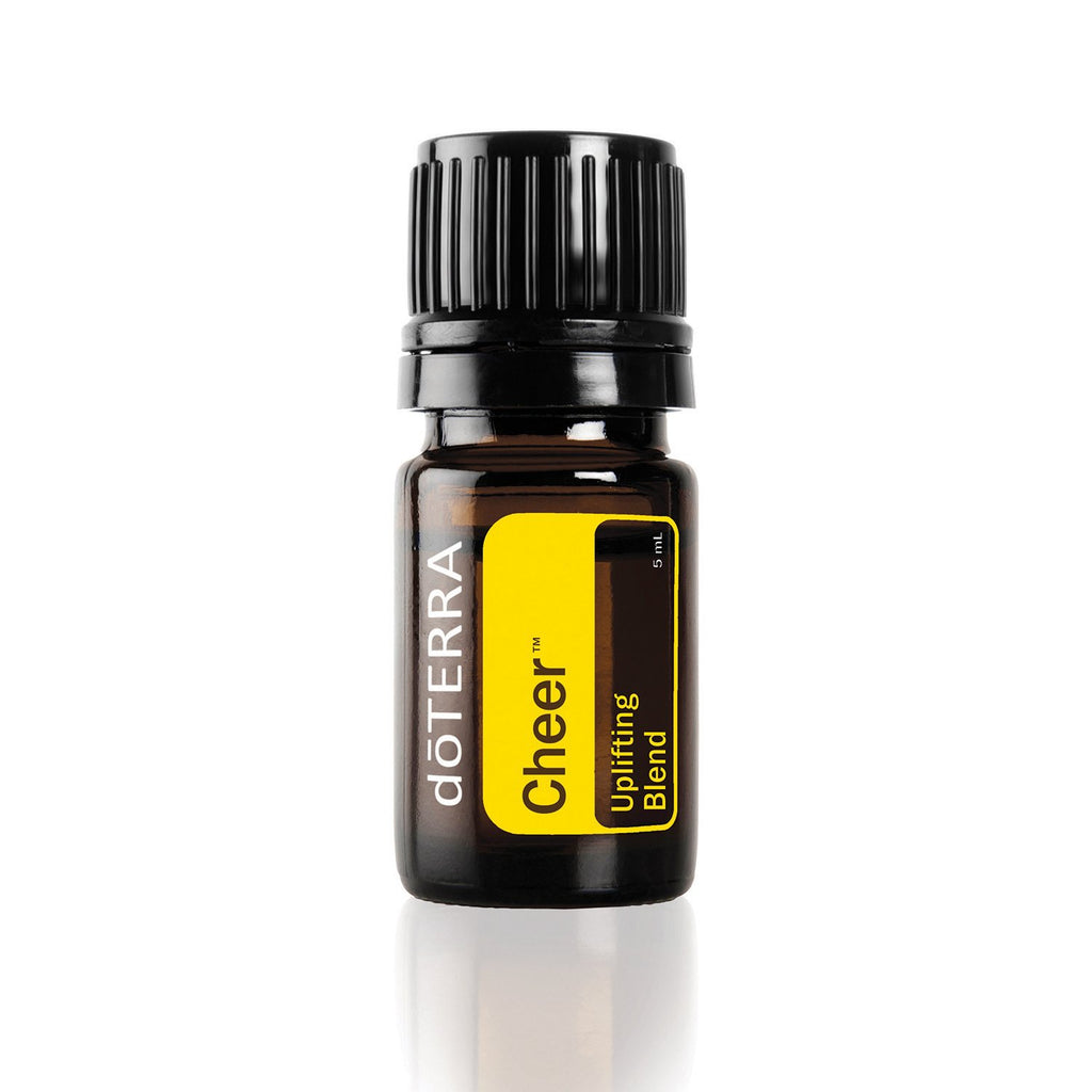 doTERRA Cheer Essential Oil Uplifting Blend - 5 mL, Promotes Optimism and Happiness, Counteracts Negative Emotions