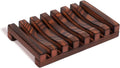 Viori Hamish & Co. Wooden Bar Holder - Natural Bamboo Tray for Shampoo & Conditioner Bars | Enhances Drying & Longevity