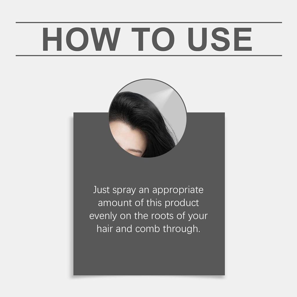 ZYAHHFAC Natural Dry Shampoo - Volumizing Formula for Dark Hair | Travel Size Spray (2PCS)