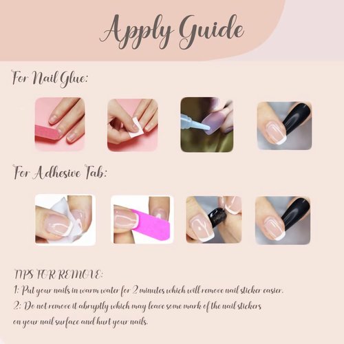 BABALAL Nails Press on Long Square Fake Nails Gold Glue on 3D Texture Chrome Acrylic False Nails Y2k Star Stick on 24Pcs Manicure Handmade Artificial