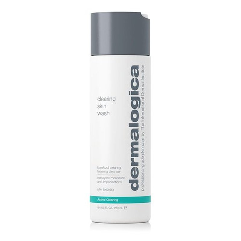 Dermalogica Clearing Skin Wash - Anti-Aging Acne Face Cleanser with Salicylic Acid & Tea Tree Oil
