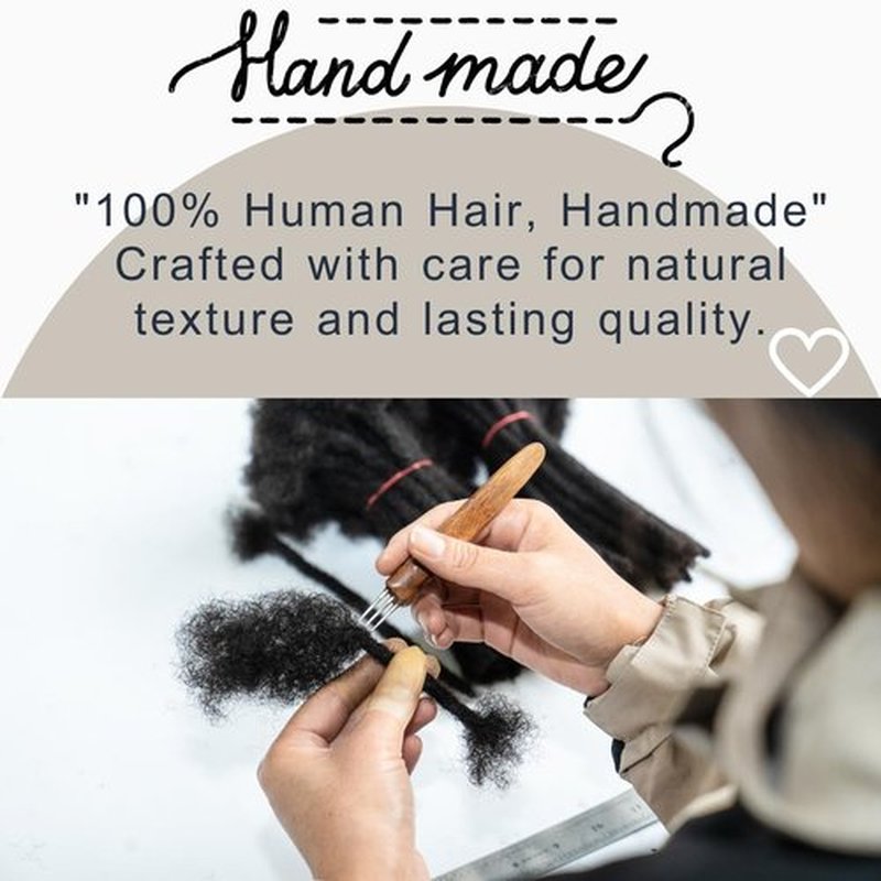 LinkMai 0.2-0.8cm Locs 8-18 I nch 20 Strands 100% Real Human Hair Dreadlock Extensions for Man/Women Permanent Loc Extensions Bundles Can Be Dyed Bleached Curled & Twisted (0.4CM, 1B, 14 INCH)
