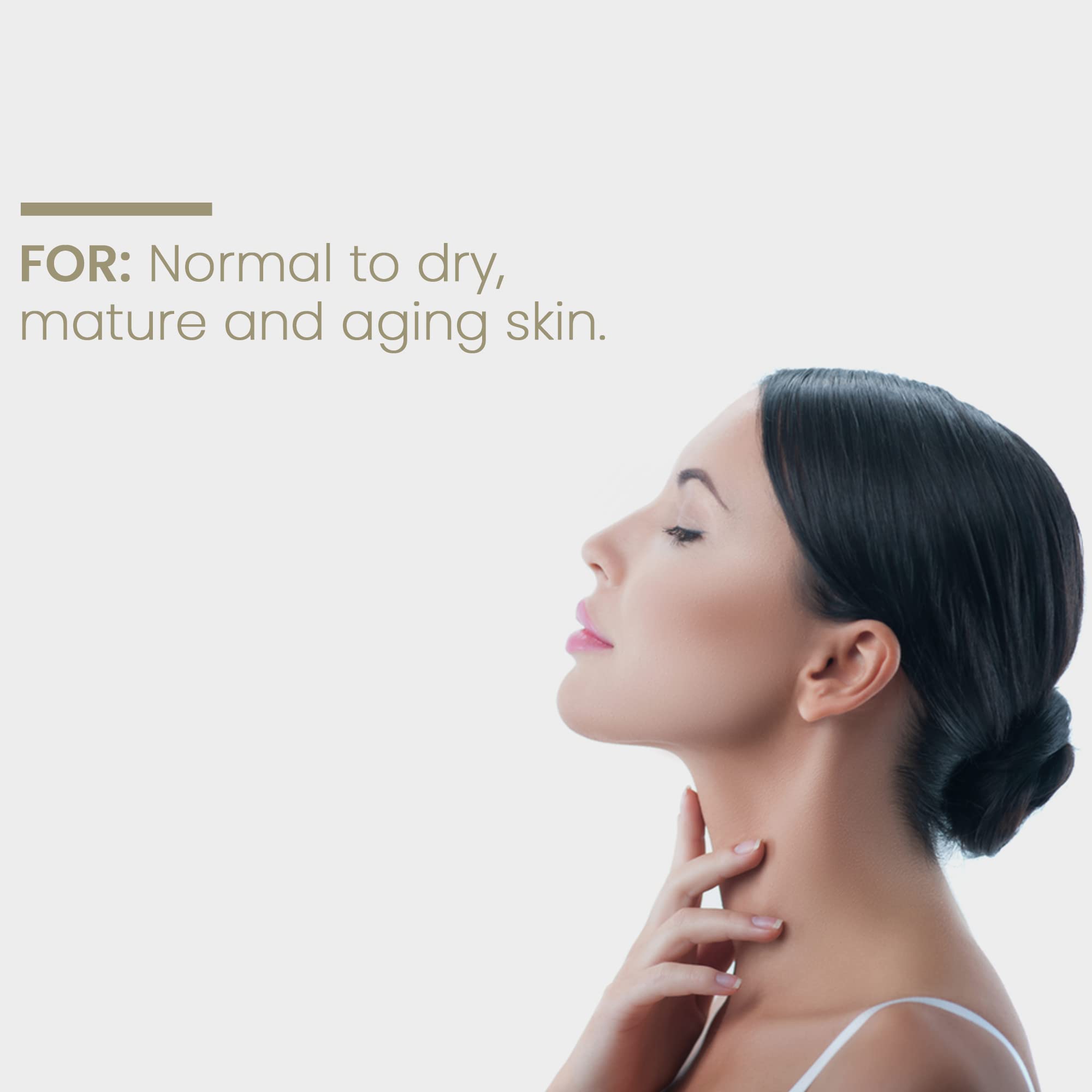 BelleCôte Paris Triple Firming Neck Sculpting Cream - Marine Collagen Tightening Peptide Cream with Bare Minerals for Double Chin, Decollete & Neckline to Keep Skin Taut & Firm
