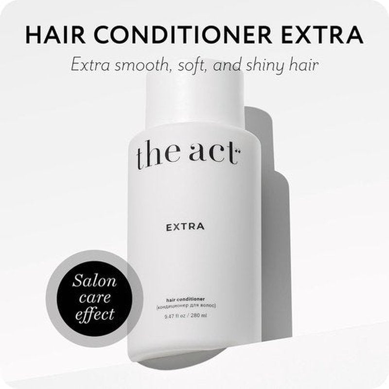 Act Extra Hair Conditioner - Deep Hydration & Nourishment for All Hair Types | Vegan 9.47 Fl Oz