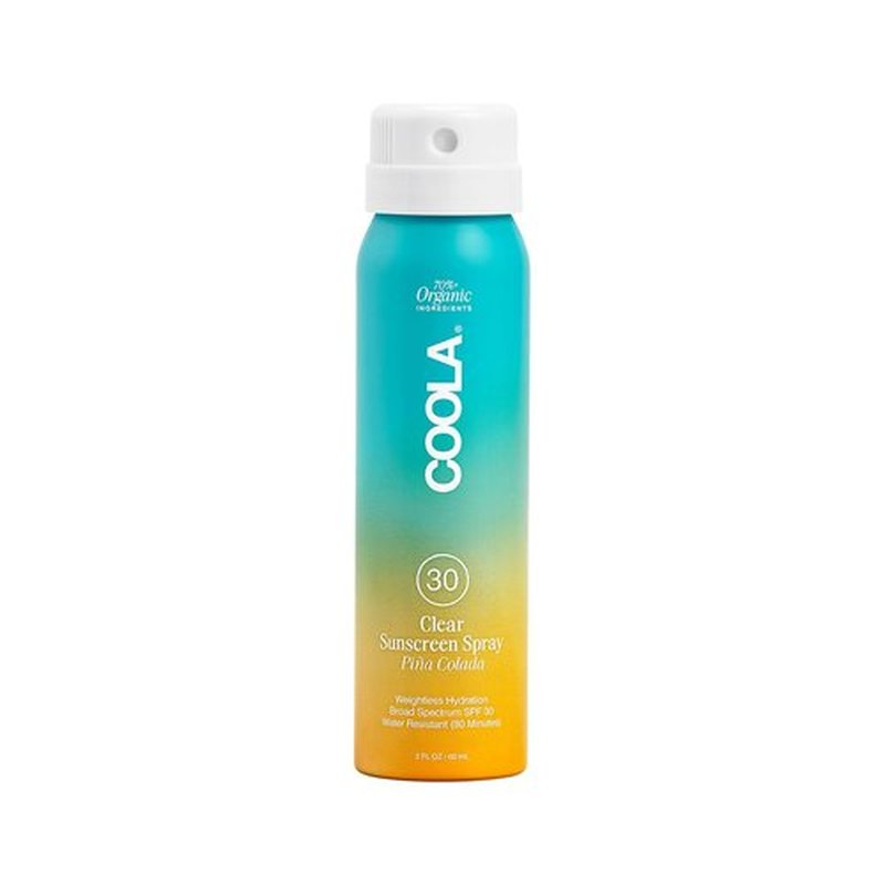 COOLA Organic Sunscreen SPF 30 - Vegan & Gluten-Free Sunblock Spray for Daily Skin Protection | Piña Colada Scent