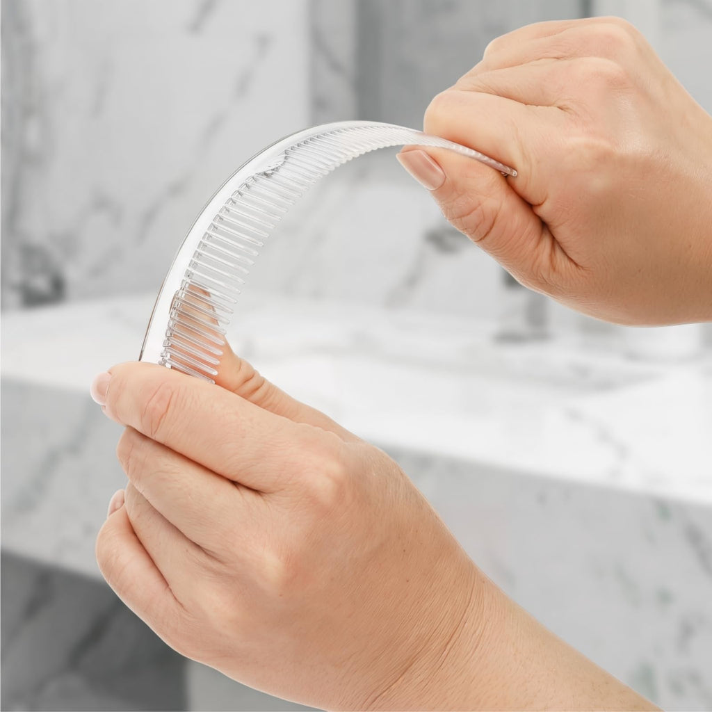 Nagpew 200 Pieces Disposable Combs, Individually Wrapped Hair Dye Comb with Fine and Wide Tooth, Small Plastic Pocket Pick Bulk Barber Supplies for Men, Women, Hotel, Travel, Homeless