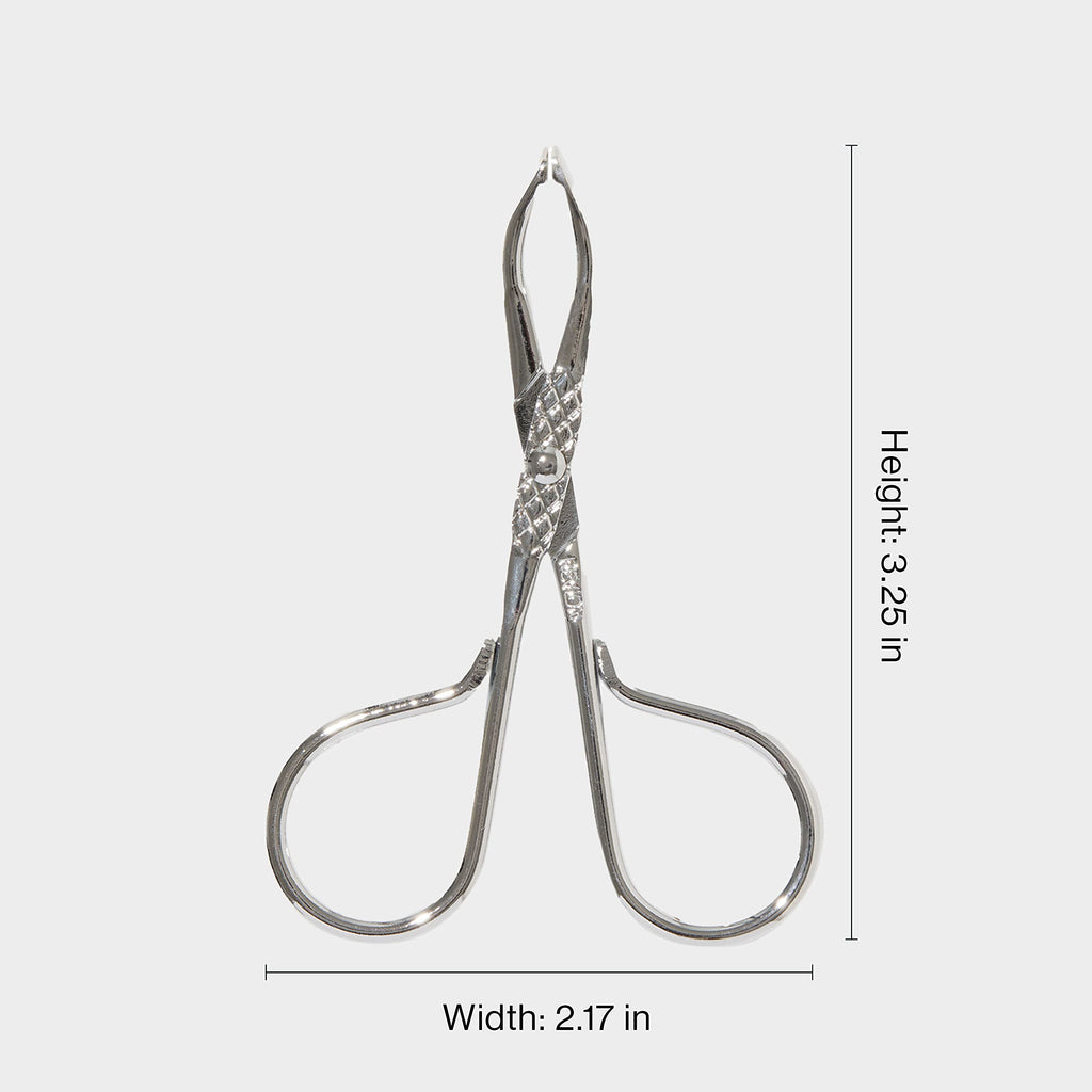 Revlon PerfecTweeze Scissor Tweezers, Slanted Tip, For Eyebrow Shaping and Hair Removal, Ergonomic Handle Design, Stainless Steel, 1 Count