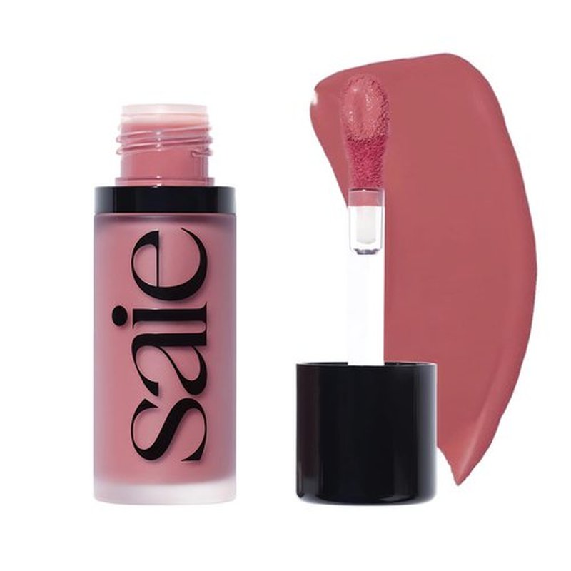 Saie Dew Liquid Blush - Hydrating Cream Blush Stick for a Natural Flush | Glowy Makeup Essential - Chilly (.40 oz)
