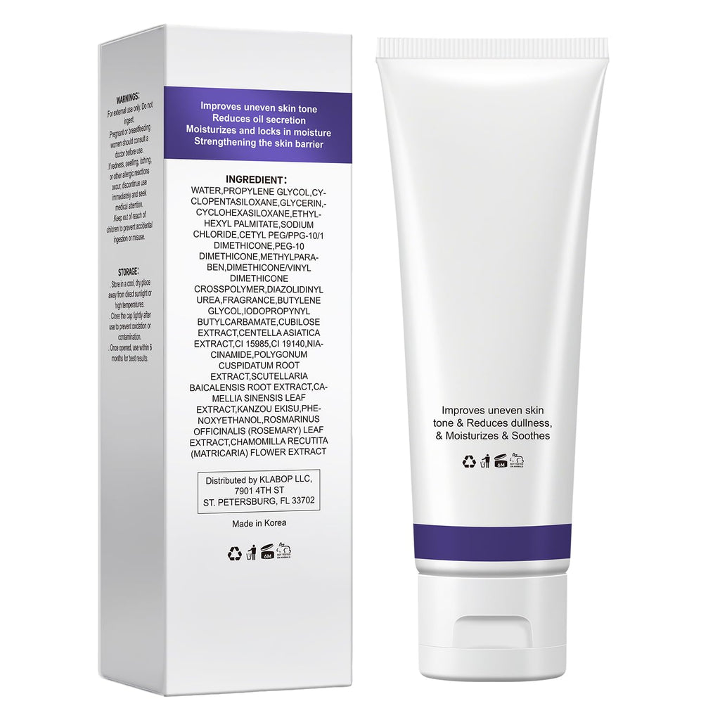 Juland 5% Niacinamide Face Moisturizer with Plant Extracts – Soothing, Brightening & Hydrating Cream to Repair Skin Barrier, Stabilize Skin, Suitable for All Skin Types 2 Pack