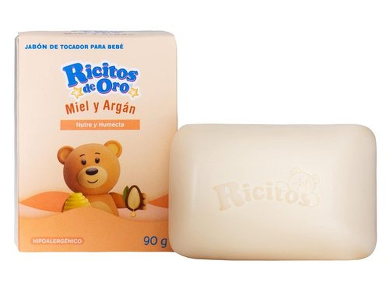 Ricitos de Oro Honey Bee Bar Soap - Hypoallergenic Moisturizing Soap for Delicate Baby Skin | 6-Pack of 3.5 Oz Bars