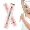 Bikini Hair Trimmer, Electric Bikini Trimmer for Women Dual Head Painless Face Shavers for Women Portable Washable Home Travel Use, Shaver