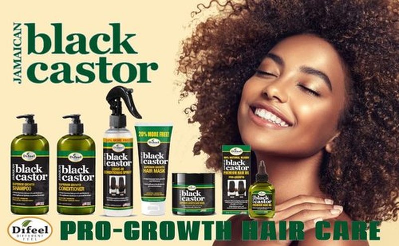 Difeel Superior Growth Jamaican Black Castor Shampoo 33.8 oz. - Sulfate Free Shampoo made with Natural Ingredients