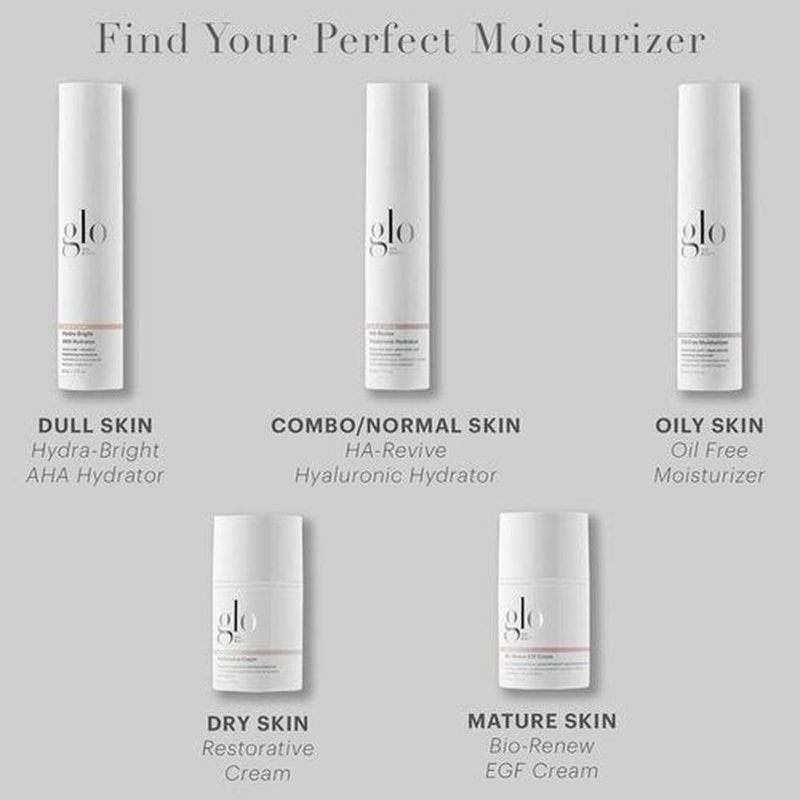 Glo Skin Beauty Hydra-Bright AHA Hydrator - Lightweight Illuminating Moisturizer for Brighter, Smoother Skin (1.7 Fl Oz)