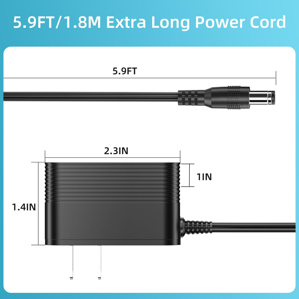 36V Charger for AFNOP 29.6V Battery Vacuum Cleaer, Replacement Adapter Compatible with AFNOP AceVac 11, NADALY V28,550W 45Kpa Vacuum Cleaner Power Supply