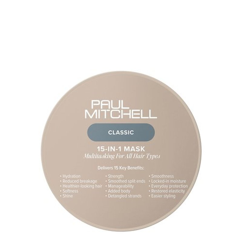 Paul Mitchell 15-In-1 Mask, Multitasking Hair Mask For All Hair Types, 6.7 oz