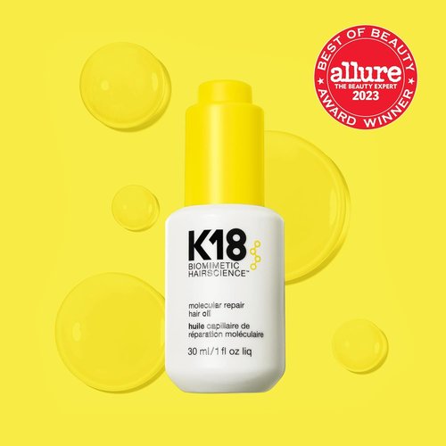 K18 Molecular Repair Hair Oil - Weightless Formula for Stronger, Healthier Hair | All Hair Types