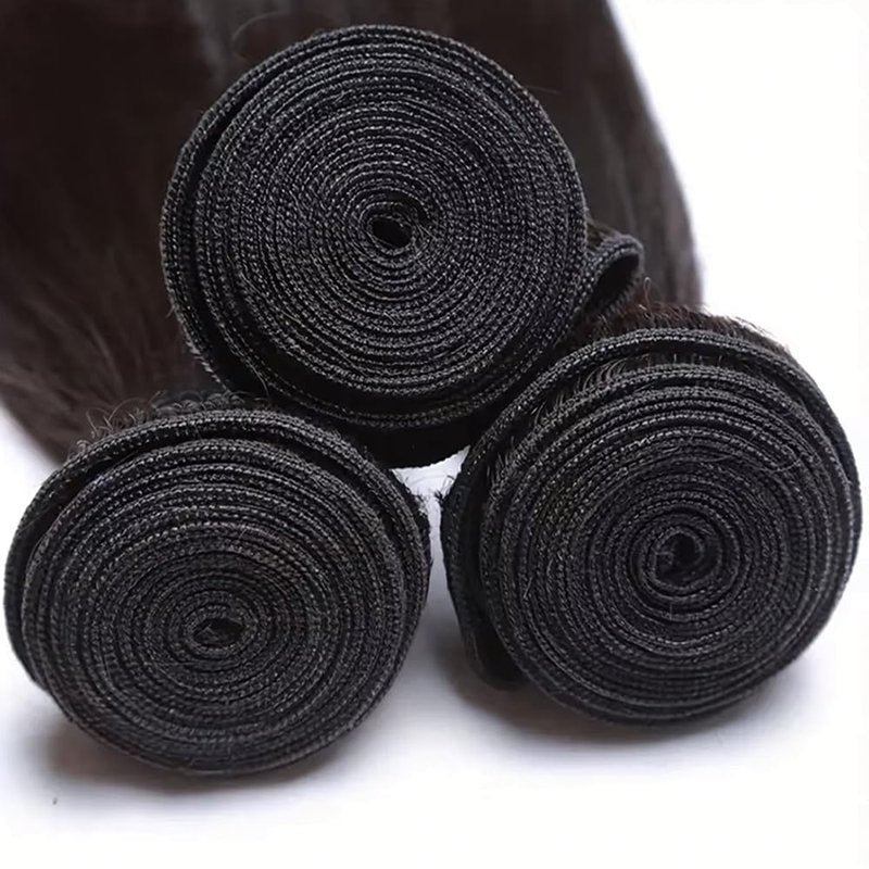 ZCMYVINND 30 32 34 Inch Natural Black Human Hair Body Wave Bundles 3 Bundles Silky and Soft Double Weft Unprocessed Brazilian Virgin Remy Hair Bundle Color #1B Bundle Body Wave Natural Black