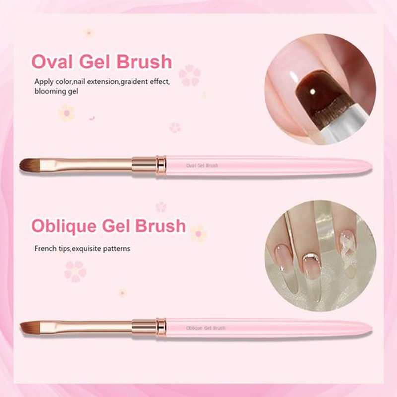 Honey Joy Nail Art Brushes Set Palette Holder Gel Polish Nail Art Design Pen Painting Tools Fingernail Brush Nail Cleaning Brush Nail Art Liner Brush and Nail Dotting Pen for Home DIY Salon-NAT260