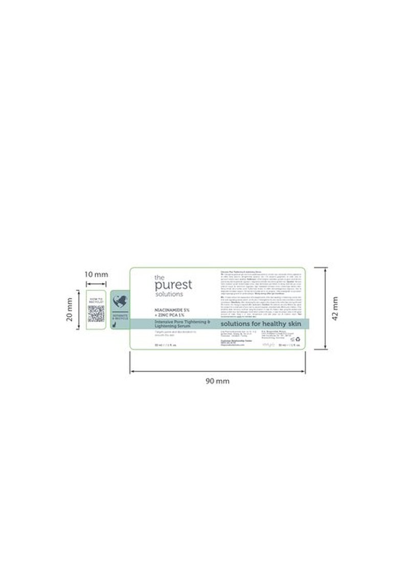 The Purest Solutions The Purest Solution Intensive Serum with Hyaluronic Acid, Salicylic Acid, Retinol Serum for Face - Vegan, Safe & Effective Pore Tightening Restoring, Niacinamide, Environmentally