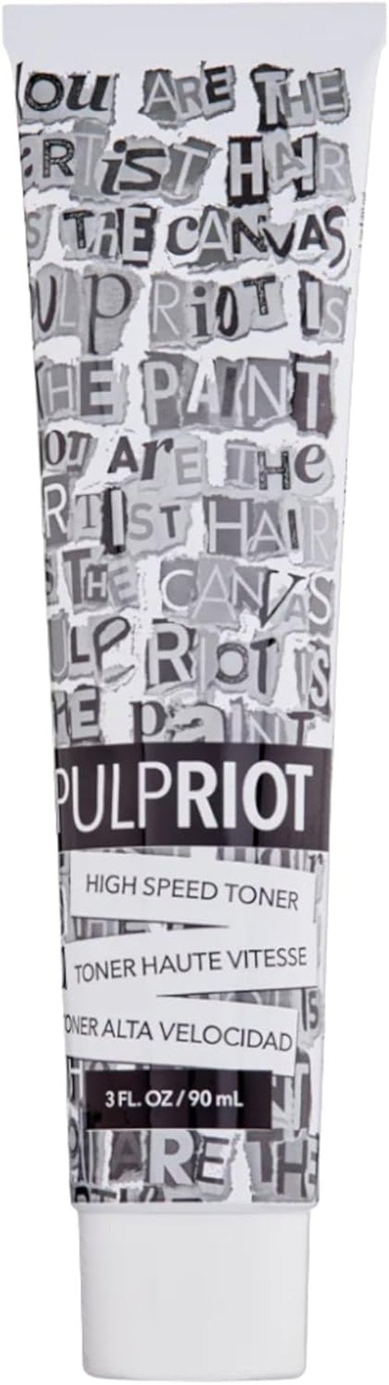 Pulp Riot High-Speed Toner - Silver Shade for Vibrant Hair Color | 3oz