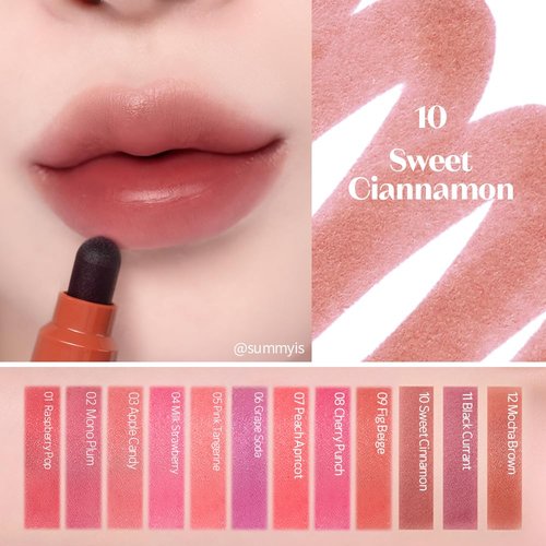 ETUDE Dear Darling Marker Tint #10 Sweet Cinnamon - Hydrating, Long-Lasting Lip Stain | High Pigment with Easy Application