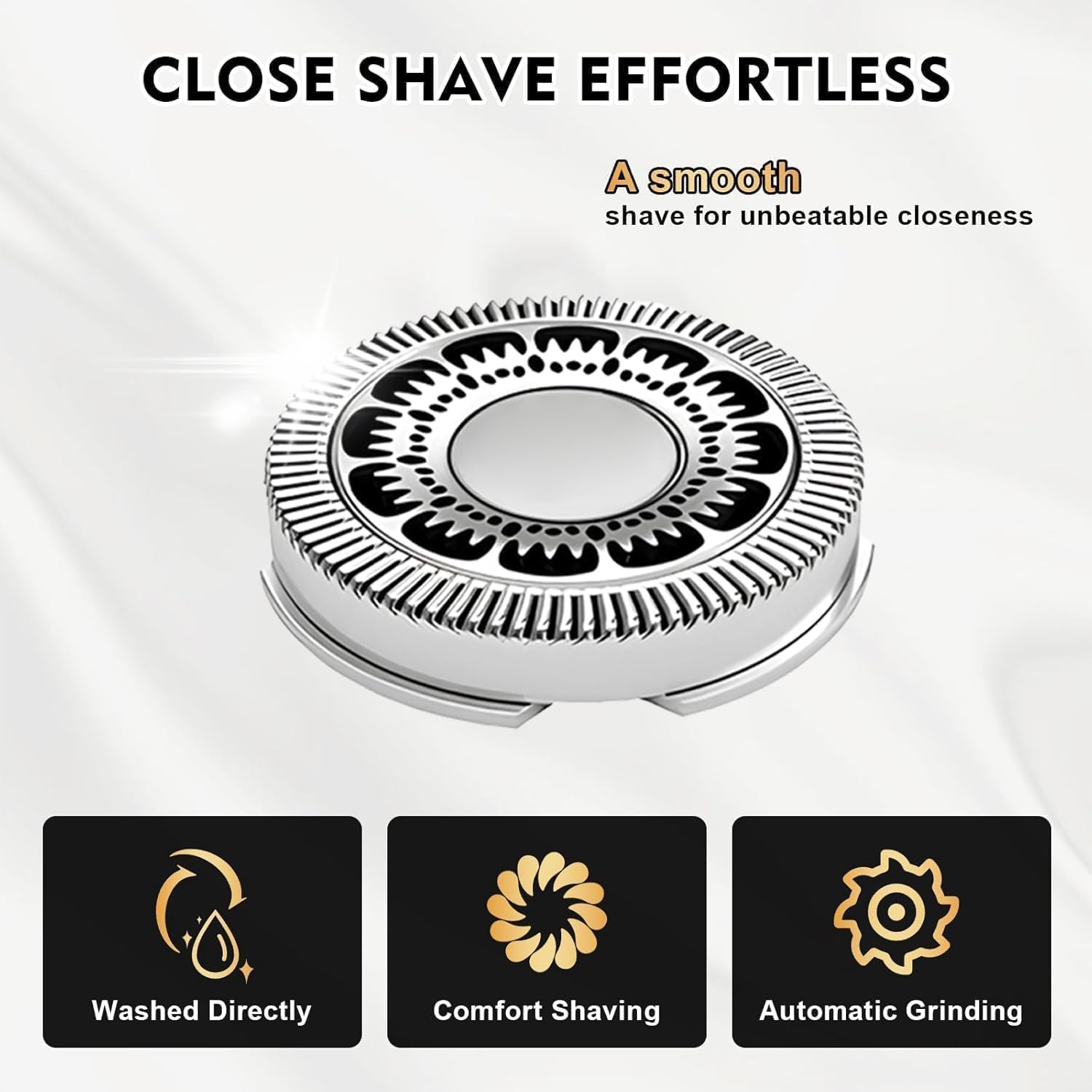 SH90 Replacement Heads Compatible with Philips Norelco Series 9000(S9xxx) 8000(S8xxx), Precision Blades for S9311 S8950 SW6700 SW9700 Razor Replacement Head,9 Pack