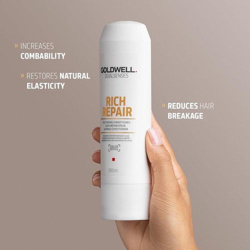 Goldwell Dualsenses Rich Repair Conditioner - Restores and Nourishes Dry Hair | 1L Size