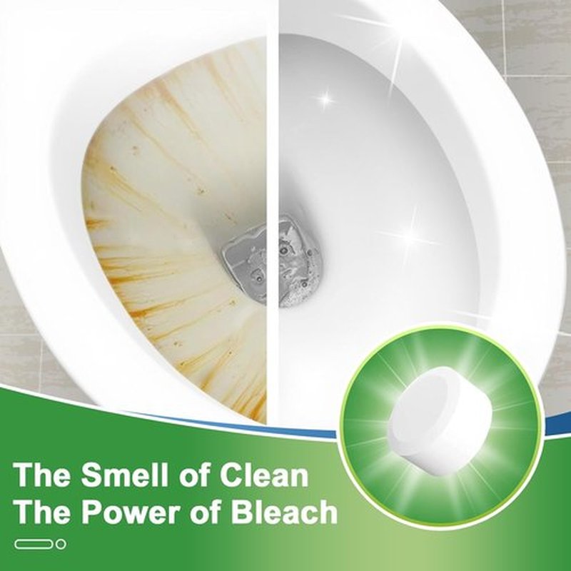 Msvvko Toilet Bowl Cleaner Tablets - 30 Pack | Automatic Hands-Free Continuous Cleaning Solution